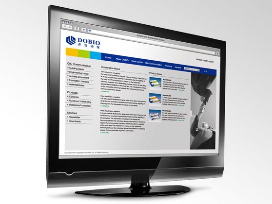齊魯制藥DOBIOVI設計—網站設計展示（二）