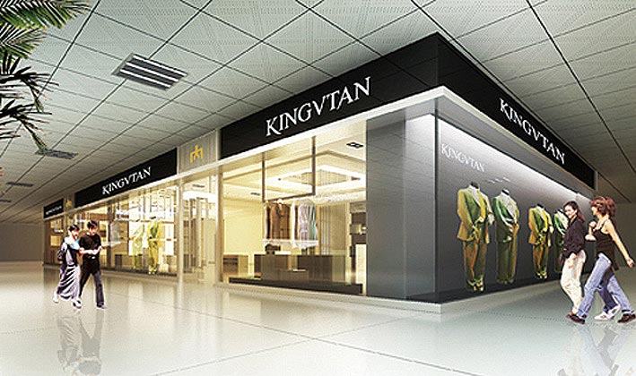 法國KINGVTAV男裝店面環境設計—外環境展示