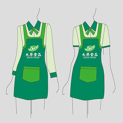 大蔡食品品牌設計—員工服裝設計